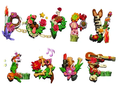 Puppy Love 3d animation clay design illustration st stop motion