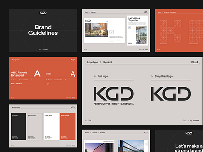 KGD Architecture Brand Identity bachoodesign brand book brand guidelines branding design graphic design identity logo logotype
