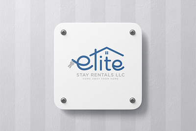 Elite Stay Rentals Logo fiverr designer florida beach logo design