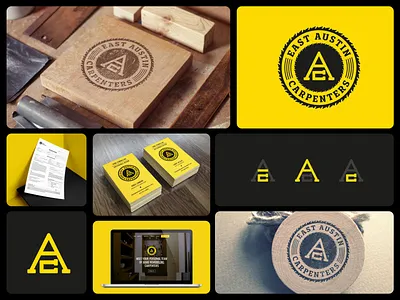 EAC brand identity branding carpenter east austin logo logo design web design wordpress