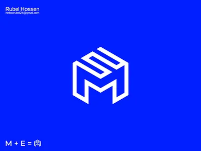 Concept E+M logo design a b c d e f g h i j k l m n abstract logo blockchain brand identity creative logo crypto flat logo hexagonal icon lettermark logo design logomark logotype minimalist logo modern logo monogram technology