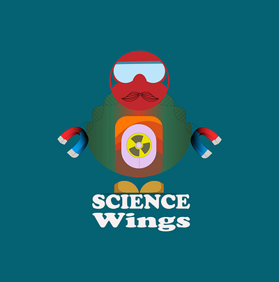 Science Wings Logo graphic design logo