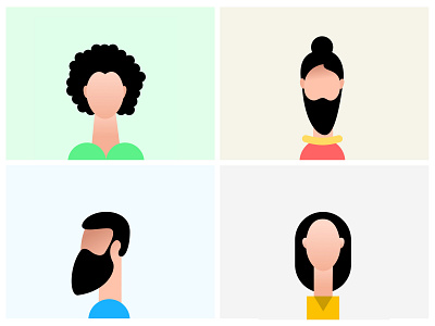 2D character design avatars illustrations in Figma 2ddesign character clean designcommunity drawing faces flatdesign flatillustrations friendlyavatars graphicdesign illustration minimalistart nft profile vector