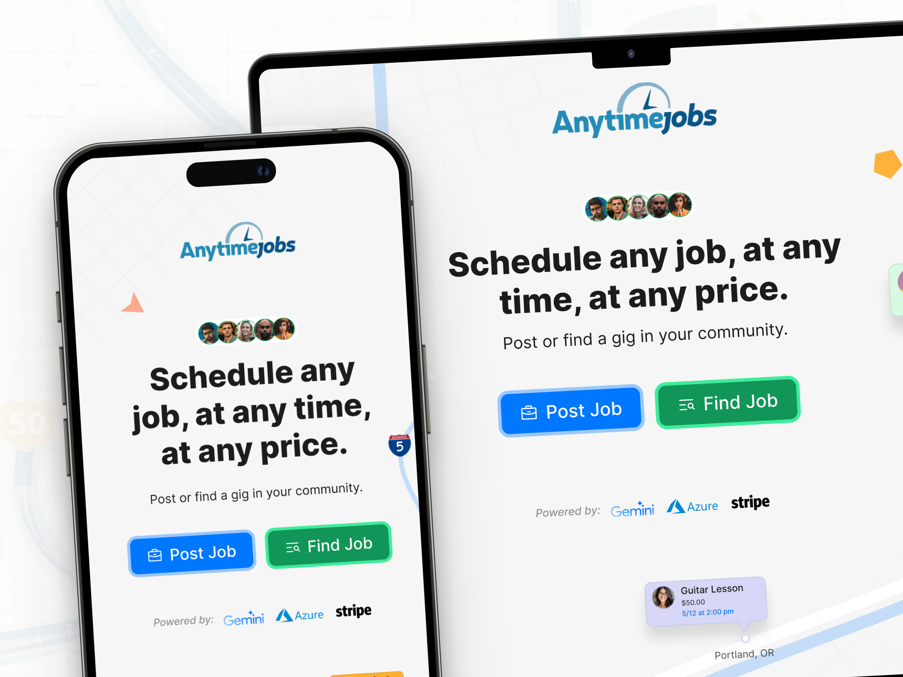 Example of Sleek Landing Page Website UI UX Design