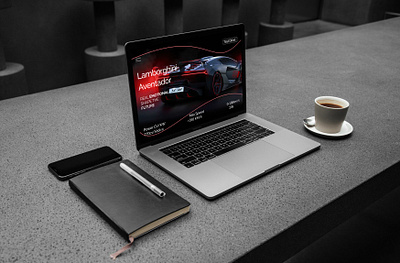 lamborghini ui ux 3d animation branding graphic design logo motion graphics ui