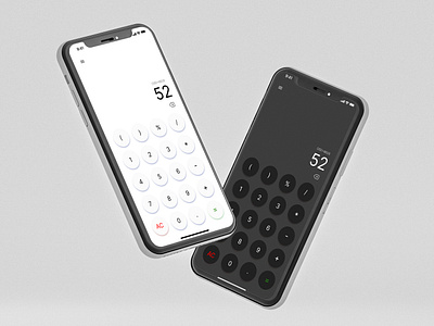 Calculator UI app boost controller dailyui dailyui004 dailyuichallenge design dribbble illustration low fidelity shadow ui