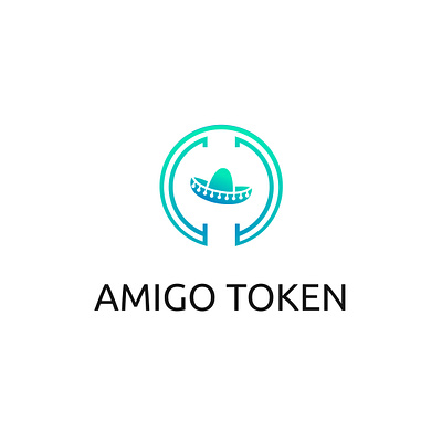 Amigo Token app icon app logo brand kit branding design crypto logo design food logo illustration logo tech logo