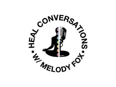 Podcast logo chakra chakra logo design graphic design logo logo design mic mic logo minimalist logo podcast podcast logo vector