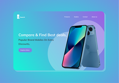 Landing Page branding logo ui
