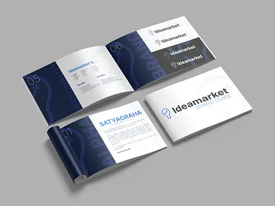 Ideamarket Brand Guide brand development brand guide brand identity branding business philosophy mockup