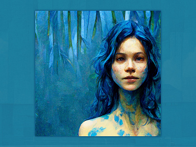 Mid Journey art AI ai female midjourney paintart