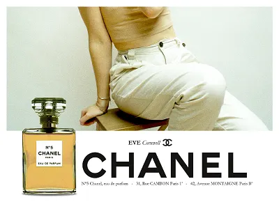 N°5 CHANEL - Eve Cornwell branding graphic design