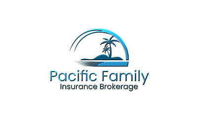 Logo-Design-Pacific-World-Unique-Blue-Osean-Tree-Agency-Icon abstract blue branding business design graphic design hill icon illustration logo logo design osean pacific simple sun tree unique vector world