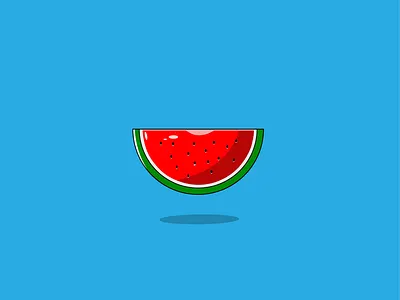 Watermelon illustration animation design graphic design illustration vector