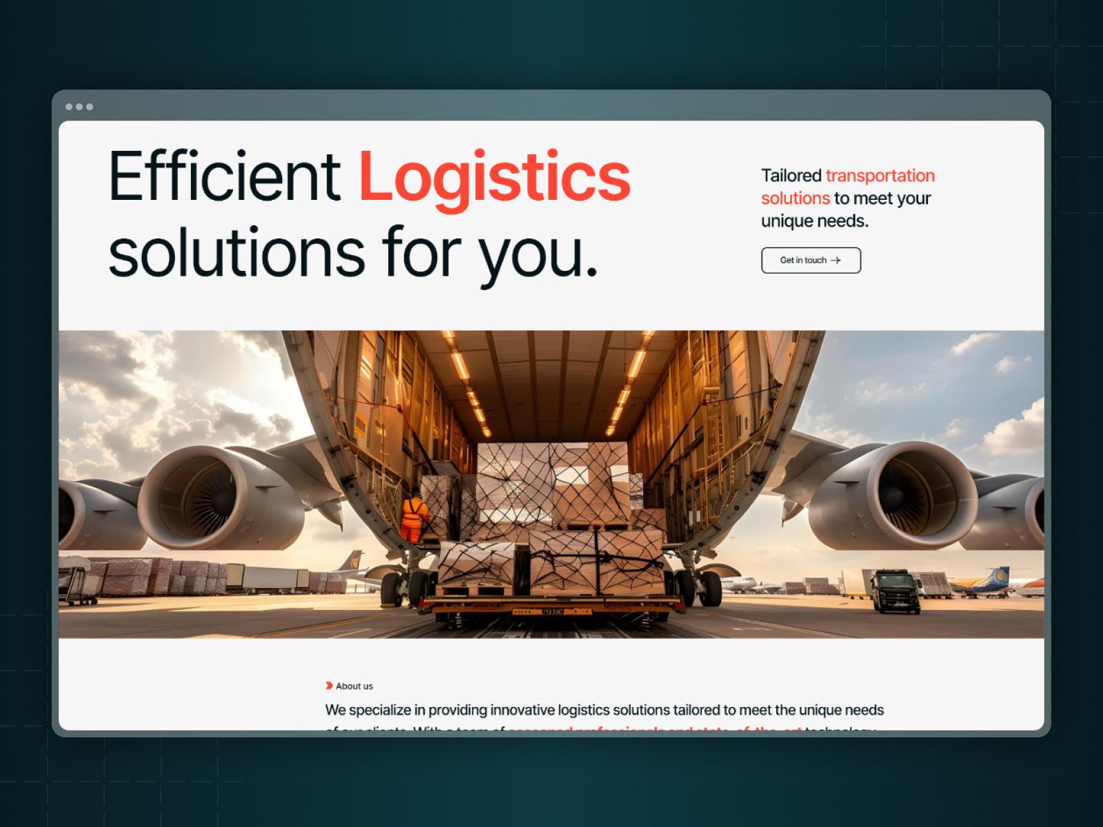 Logix - Transportation Website Webflow Template business cargo cms webflow template delivery company freight services graphic design logistics mobile friendly motion graphics responsive seo friendly shipping storage transportation uiux warehouse web design web development webflow webflow template webflow website