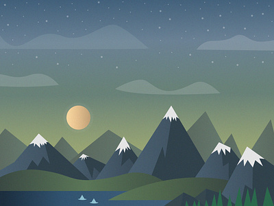 Mountains design graphic design illustration vector