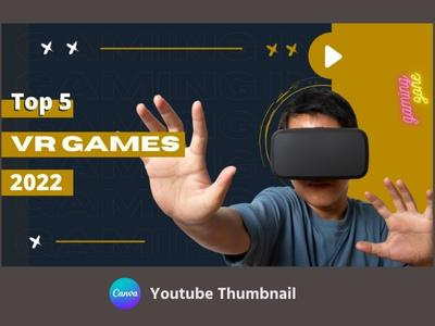 Information YouTube Thumbnail Canva design