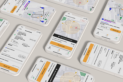 DIP (Deliver in Person) app app design delivery design graphic design ui uiux ux