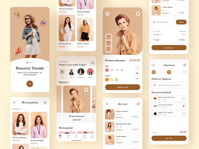 Fashion eCommerce App app app design brand cloth clothing app design e commerce fashion fashion store feshion a[[ ios ios app design mobile app shop app shopping ui ui ux ux web app