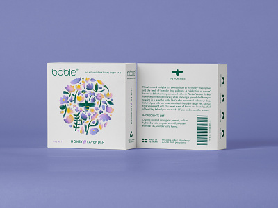 Boble - Handmade Body Bar bee butterfly geometric hummingbird illustration packaging product soap spot illustration texture vector