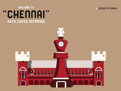 Chennai Chess Olympiad 2022 art branding chess chess olympiad chesschennai2022 coimbatore conceptart creativeart design design by madan fide graphic design illustration indiadesigner logo madan madansingh minimal tamilnadu theadonai