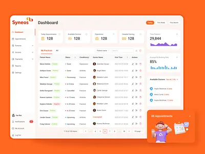 Healthcare CMS 3d card clean cms dashboard data health health care icon set illustration insight logo product ui ui ux uidesign webapp
