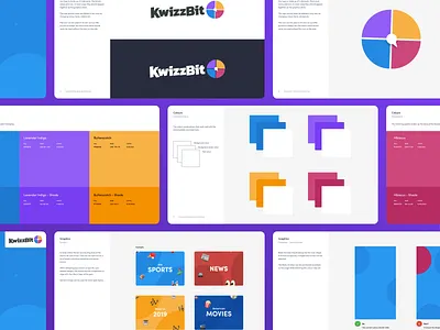 KwizzBit - Brand Refresh branding color emoji entertainment gaming guidelines illustration logo minimal quiz tv ui ux website