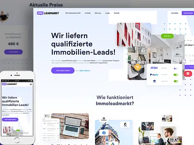 IMMO Leadmarkt design elementor elementor pro wordpress