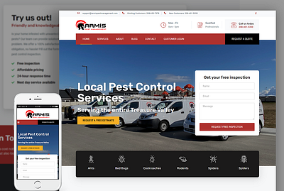 Armis Pest Management design elementor elementor pro wordpress