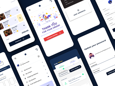 Ecommerce - All In One all in one branding group design layout mobile design modern design typography ui ux