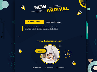 New Arrival Template branding design layout modern design new arrival template typography ui unique ux web design