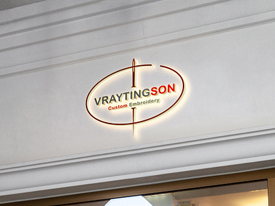 Logo-Design-Sewing-Unique-Thread-Custom-Embroidery branding business company custom design embroidery fashion golden graphic design illustration logo logo design perfect ring sewing thread typography unique vector workshop
