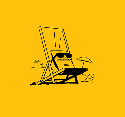 Monocle ads #9 beach editorial illustration illustration monocle spot illustration sunglesses