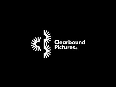 Clearbound Pictures - Logo designs brand identity branding film film production logo logo designer logomark logos minimal movies simple typography