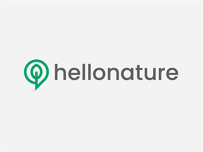 hellonature branding chat communication forest garden green leaf logo management plant roots speak speech talk tech technology tool tree