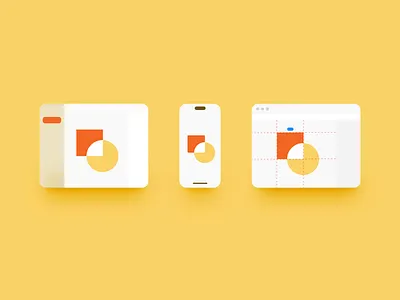 Case Study Visual 01 app illustration portfolio