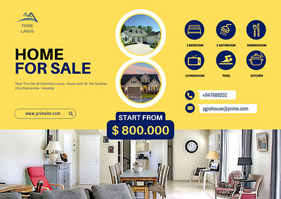 Flyer-Real Estate design flyer graphic design illustration typography