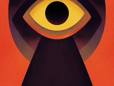 Eye art dark eye illustration poster sauron tower