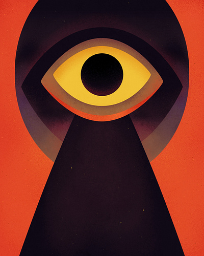 Eye art dark eye illustration poster sauron tower