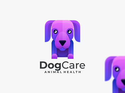 Dog Care app branding design dog coloring dog logo graphic design icon illustration logo ui ux vector
