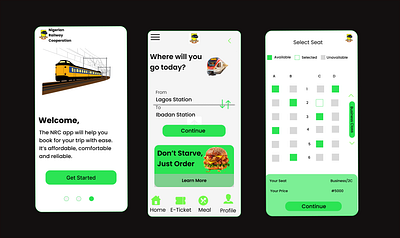 Onboarding screen redesign for NRC app design ui ux