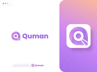 Q Letter Logo - Website logo - App logo app app icon app icon log app logo brand identity branding design graphic design logo logo design minimal minimalism minimalist q logo q letter logo symbol ui website website icon website logo