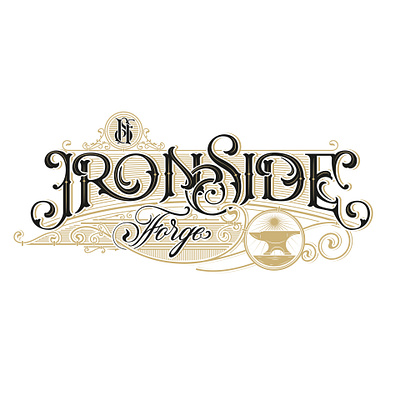 IronSide Forge blacksmith branding custom customlogo forge forged lettering letteringart logo logo design logodesigner victorian victorianlettering victorianlogo victoriantype vintage vintagelogo