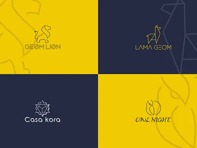 Minimalist and Geometric logos branding graphic design logo