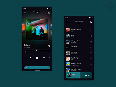 Music Player - Daily UI #009 app design daily ui 009 dailyui dailyui challenge dailyui009 figma music app music player product design ui