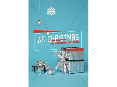 BE CHRISTMAS app branding design flyer. graphic design logo minimal portfolio