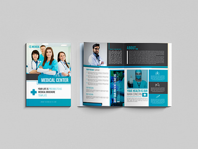 Bifold Brochure Design for Hospital a4 brochure bifold bifold brochure design book design brochure brochure design brochure designer company corporate doctor health hospital hospital brochure medical center modern multipage