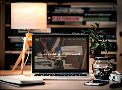 KirkwoodCarpentry.ca Website by branding design logo ux webdesign websitedesign