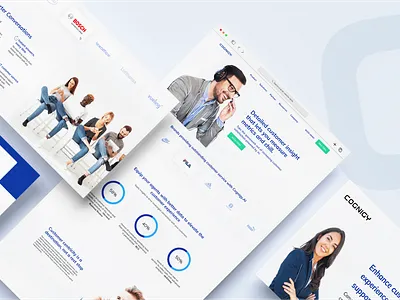 Cognigy Website Design blog branding graphic design icons illustration ui uiux website design