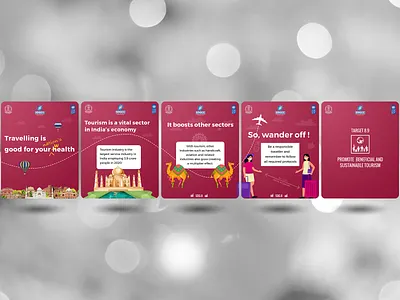 Instagram Post - Importance of Tourism adobe illustrator adobe photoshop agency branding instagram layout psd social social media